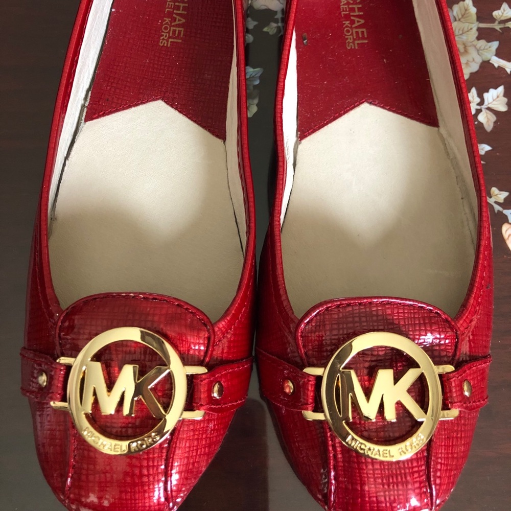Michael Kors Red Flats